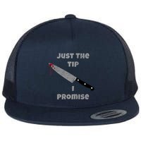 Just the Tip I Promise Halloween Knife Flatbill Hat