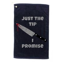 Just the Tip I Promise Halloween Knife Golf Towel