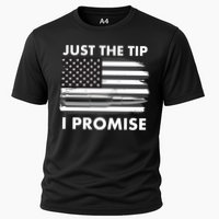 Just the Tip I Promise USA Bullet Flag Performance Shirt