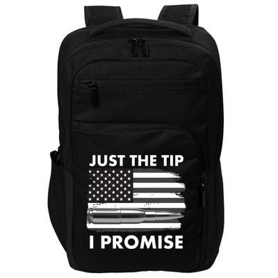 Just the Tip I Promise USA Bullet Flag Impact Tech Backpack