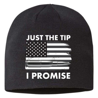 Just the Tip I Promise USA Bullet Flag Sustainable Beanie