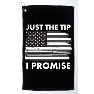Just the Tip I Promise USA Bullet Flag Golf Towel