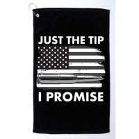Just the Tip I Promise USA Bullet Flag Golf Towel