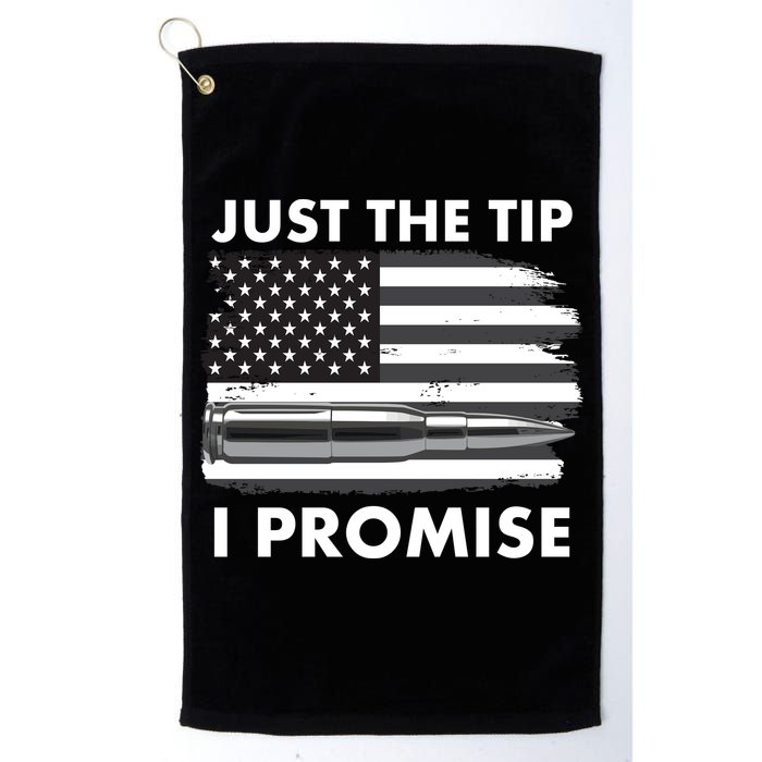 Just the Tip I Promise USA Bullet Flag Golf Towel