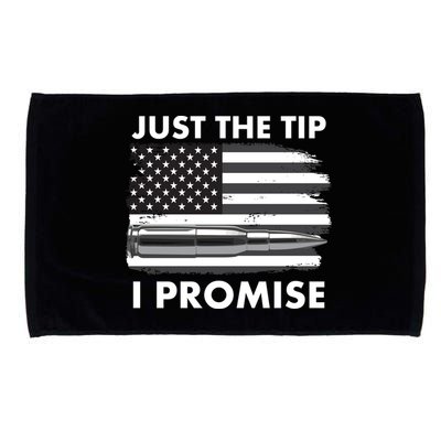 Just the Tip I Promise USA Bullet Flag Microfiber Hand Towel