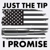 Just the Tip I Promise USA Bullet Flag Garment-Dyed Sweatshirt