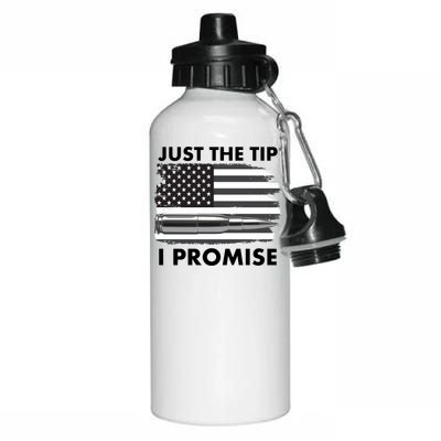 Just the Tip I Promise USA Bullet Flag Aluminum Water Bottle 