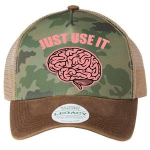 Just Use It Funny Brain Legacy Tie Dye Trucker Hat