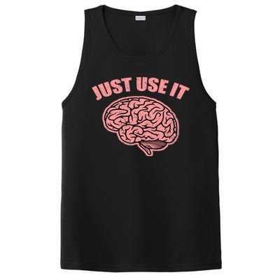 Just Use It Funny Brain PosiCharge Competitor Tank