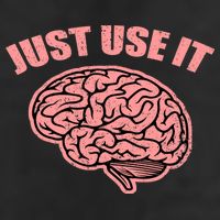 Just Use It Funny Brain Microfiber Hand Towel