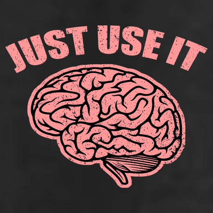 Just Use It Funny Brain Microfiber Hand Towel