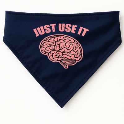 Just Use It Funny Brain USA-Made Doggie Bandana