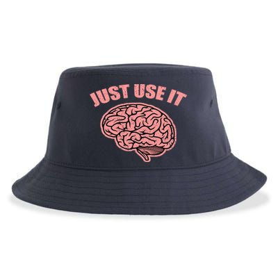 Just Use It Funny Brain Sustainable Bucket Hat