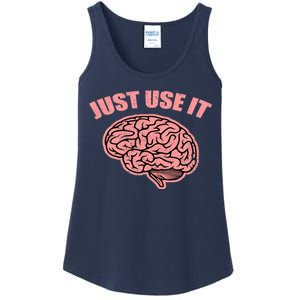 Just Use It Funny Brain Ladies Essential Tank