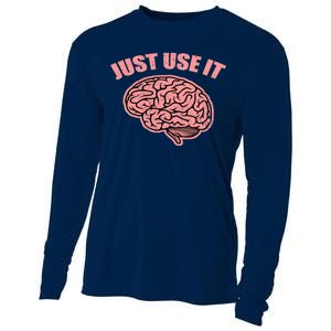 Just Use It Funny Brain Cooling Performance Long Sleeve Crew