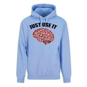 Just Use It Funny Brain Unisex Surf Hoodie