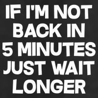 Just Wait Five Minuets Longer Crop Fleece Hoodie