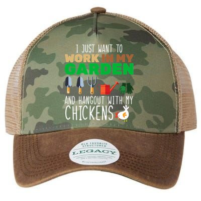 Just Want To Work In My Garden Legacy Tie Dye Trucker Hat