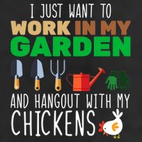 Just Want To Work In My Garden Cool Comfort Performance Bucket Hat