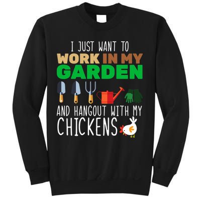 Just Want To Work In My Garden Sweatshirt