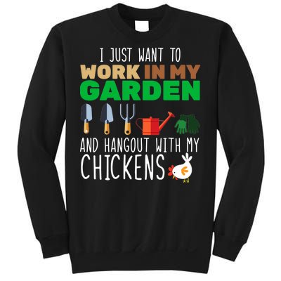 Just Want To Work In My Garden Sweatshirt