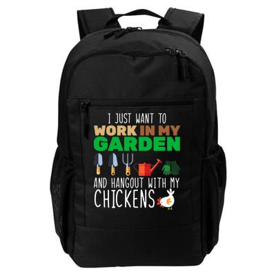 Just Want To Work In My Garden Daily Commute Backpack