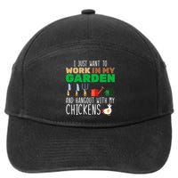 Just Want To Work In My Garden 7-Panel Snapback Hat