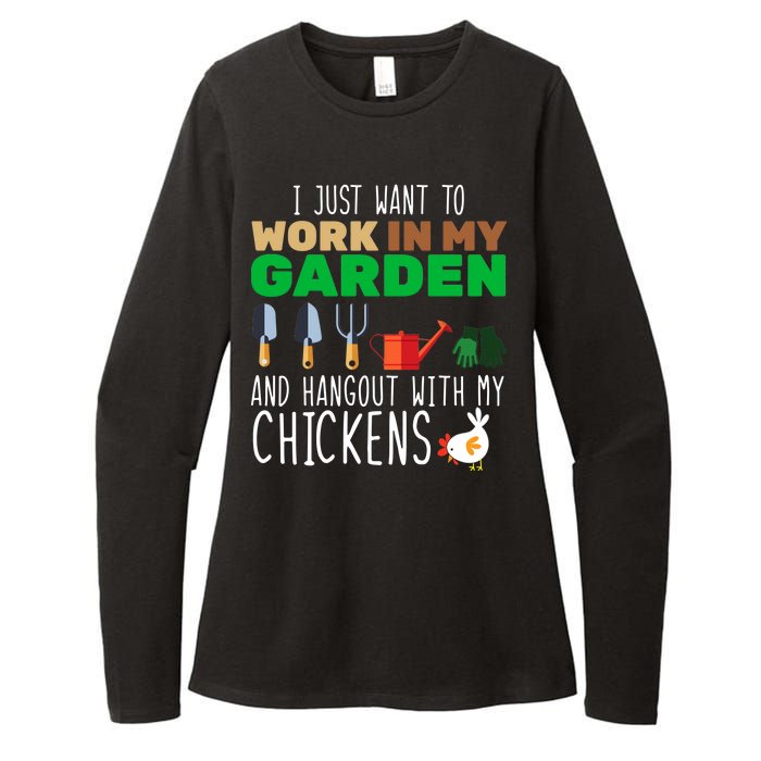 Just Want To Work In My Garden Womens CVC Long Sleeve Shirt