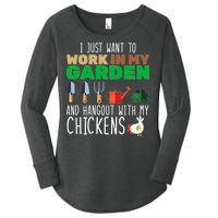 Just Want To Work In My Garden Women's Perfect Tri Tunic Long Sleeve Shirt