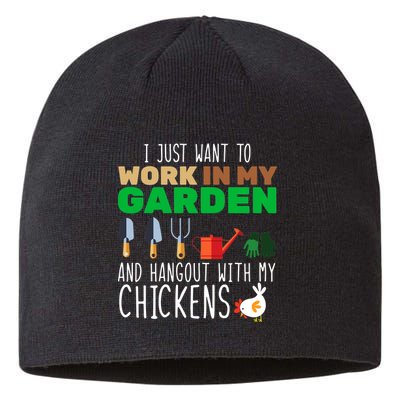 Just Want To Work In My Garden Sustainable Beanie