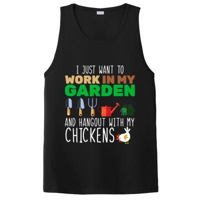 Just Want To Work In My Garden PosiCharge Competitor Tank