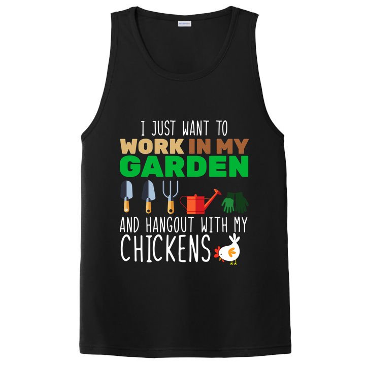 Just Want To Work In My Garden PosiCharge Competitor Tank