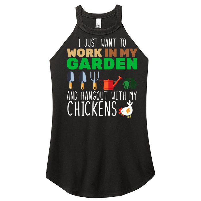 Just Want To Work In My Garden Women's Perfect Tri Rocker Tank