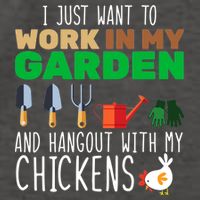 Just Want To Work In My Garden Vector Backpack