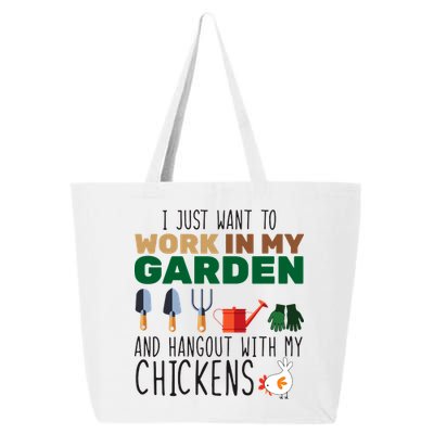 Just Want To Work In My Garden 25L Jumbo Tote