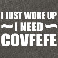 Just Woke Up I Need Covfefe Cotton Canvas Backpack