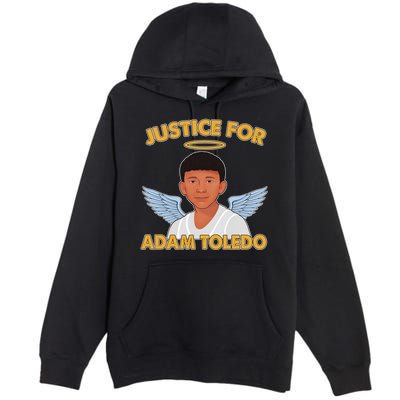 Justice For Adam Toledo Angel Premium Pullover Hoodie