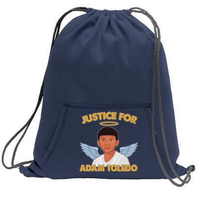 Justice For Adam Toledo Angel Sweatshirt Cinch Pack Bag