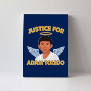 Justice For Adam Toledo Angel Canvas