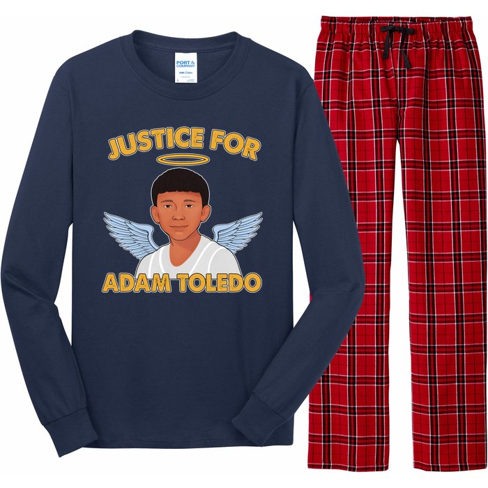 Justice For Adam Toledo Angel Long Sleeve Pajama Set