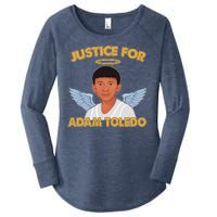 Justice For Adam Toledo Angel Women's Perfect Tri Tunic Long Sleeve Shirt