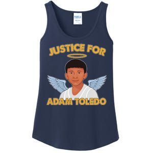 Justice For Adam Toledo Angel Ladies Essential Tank