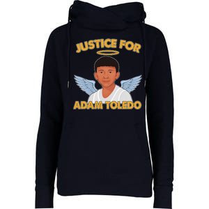 Justice For Adam Toledo Angel Womens Funnel Neck Pullover Hood