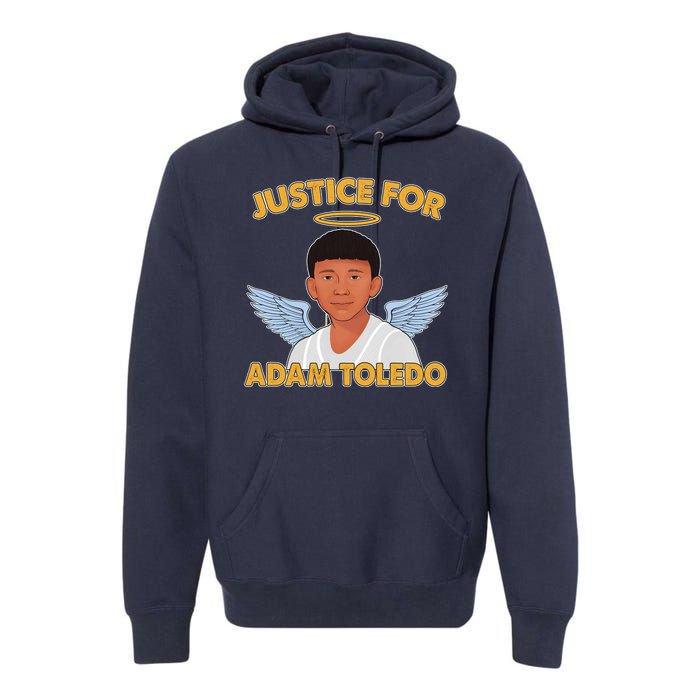 Justice For Adam Toledo Angel Premium Hoodie