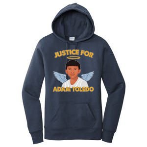 Justice For Adam Toledo Angel Women's Pullover Hoodie