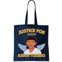 Justice For Adam Toledo Angel Tote Bag