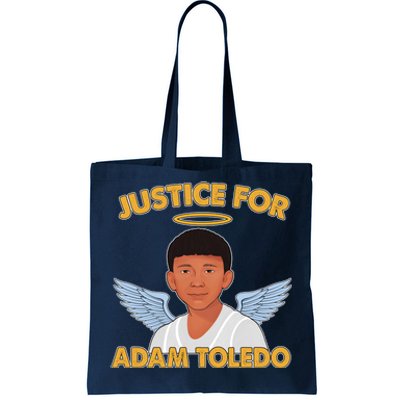 Justice For Adam Toledo Angel Tote Bag