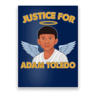 Justice For Adam Toledo Angel Poster