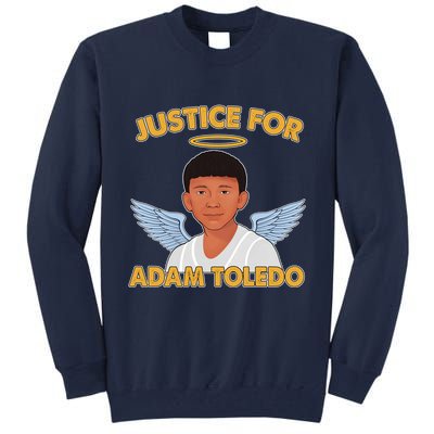 Justice For Adam Toledo Angel Tall Sweatshirt