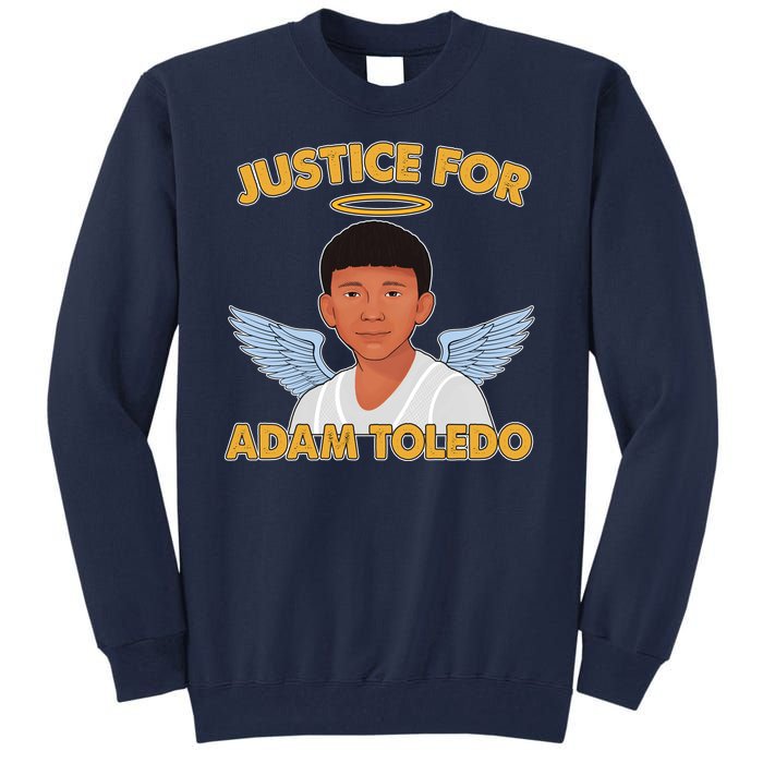 Justice For Adam Toledo Angel Tall Sweatshirt